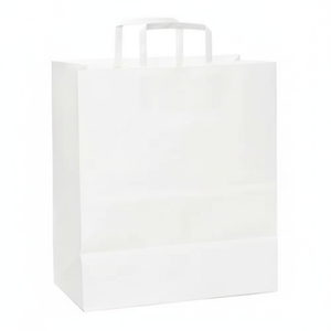 Sac de shopping en papier kraft moderne, personnalisable, écologique, élégant, durable, résistant à l'humidité, imperméable, durable et recyclable - Product Image 1