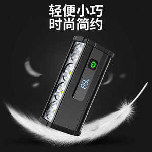 Bike Front <b>Light</b> Aluminum Alloy <b>LED</b> Rechargeable <b>USB</b> Cycling <b>Light</b> IPX4 Waterproof 4 Modes - Product Image 2