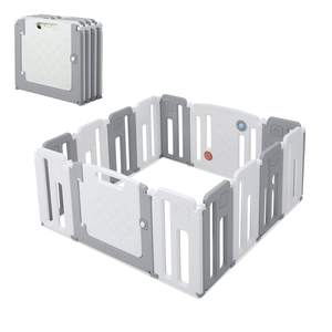 ABST patio de juegos interior babyplaypen <span class=keywords><strong>corral</strong></span> para <span class=keywords><strong>bebe</strong></span> patio de juegos para niños puerta de seguridad para escaleras valla de Juego <span class=keywords><strong>plegable</strong></span> Corralitos para niños - Product Image 2