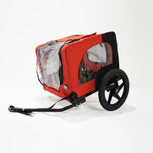 Rimorchio per Animali Domestici 2 in 1 di Alta Qualità, Miglior Passeggino per Animali, Carrello Pieghevole, Rimorchio per Bicicletta per Cani - Product Image 1