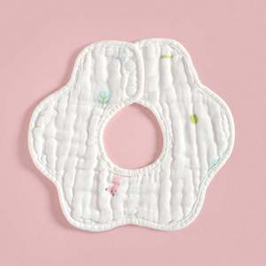 Babero Desechable Impermeable de Algodón con Diseño de Estampado Lindo para Bebé Niño o Niña de Secado Rápido para Alimentación - Product Image 2