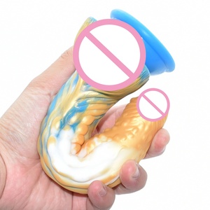 Hot Sell Realistic Dildo Soft Silicone Adult Sex <b>Toys</b> With Suction Cup Penis Anal Dildo <b>for</b> Women - Product Image 6