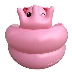 Cuted <span class=keywords><strong>หมู</strong></span><span class=keywords><strong>น้อย</strong></span>พองเก้าอี้เด็กที่กำหนดเองแบบพกพานุ่มพีวีซีเด็กวัยหัดเดินอาบน้ำโซฟา - Product Image 6