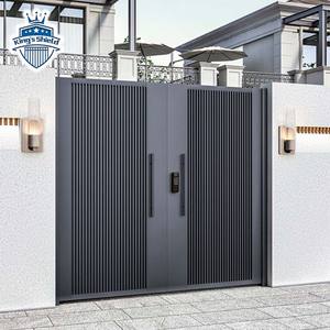 מודרני חיצוני מודרני בגודל <span class=keywords><strong>6</strong></span> רגל חיצוני חום התקנה קל חום מטופלת שערים עבור בתים - Product Image 5