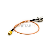 Câble adaptateur coaxial BNC mâle vers SMA mâle, 30cm, RF Jumper, faible perte, 50 Ohm