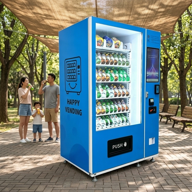 OEM CE Touchscreen Small Snack & Drink Vending Machine with Cash/Card Payment SDK Enabled Cloud-Based Management