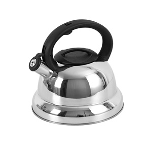 Bollitore <span class=keywords><strong>da</strong></span> tè in acciaio inossidabile con fischietto, finitura a specchio, per fornello, per bollire acqua e servire bevande calde, <span class=keywords><strong>teiera</strong></span> resistente - Product Image 1