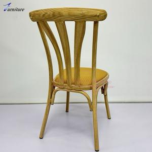 Venta al por mayor de muebles de boda para hoteles apilables modelo de lujo de metal para fiestas mesas y sillas de comedor para eventos - Product Image 3