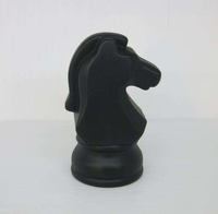 Marketing chevalier pièce d'échecs pu balle anti-stress/argent Wad anti-stress/argent Wad Stress jouet