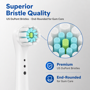 Têtes de <span class=keywords><strong>brosse</strong></span> <span class=keywords><strong>à</strong></span> <span class=keywords><strong>dents</strong></span> de rechange professionnelles, lot de 8, compatibles avec les poignées standard <span class=keywords><strong>Oral</strong></span> <span class=keywords><strong>B</strong></span>, <span class=keywords><strong>prix</strong></span> de gros, directement de l'usine - Product Image 2