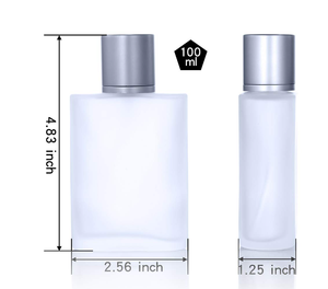 Botella de Perfume de Vidrio Esmerilado Reciclable de Lujo de 30 ml, 50 ml, 100 ml con Pulverizador - Product Image 3