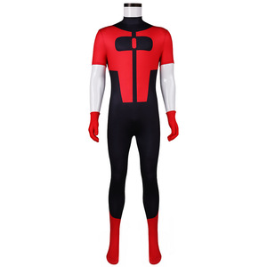 Disfraz de Cosplay Invincible Kid, traje completo rojo y negro de Oliver Grayson para juegos de rol de Anime - Product Image 4