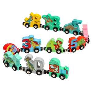 <span class=keywords><strong>Tren</strong></span> de vías de vía férrea para niños, juego educativo de <span class=keywords><strong>tren</strong></span> de madera para bebés - Product Image 2