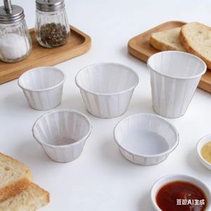 Venta al por mayor de fábrica: Forros para cupcakes y pan de la marca <span class=keywords><strong>KaIKe</strong></span>, de pulpa de madera de grado alimenticio, sin recubrimiento, resistentes al calor, a granel, engrosados y a prueba de grasa. - Product Image 2