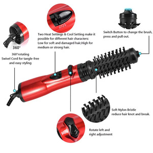 Automatic <b>Hair</b> Curling <b>Comb</b> Straightening Drying 2 In 1 Multifunctional <b>Hair</b> <b>Dryer</b> <b>Comb</b> Constant Temperature Volumizing Gentle - Product Image 3