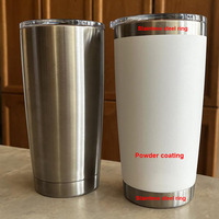 Vente chaude Refroidisseur Tasse 20oz Tumbler Tasse En Acier Inoxydable Fiole À Vide Thermos 20 Onces Original Gobelet Bouteille D'eau Tasse De Voyage