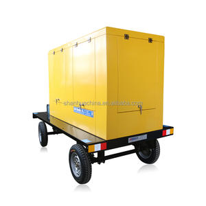 בניית אתרים קרוון ספק כוח 30kw 3 שלב כוח נייד פאזה טריילר דיזל מחולל - Product Image 5