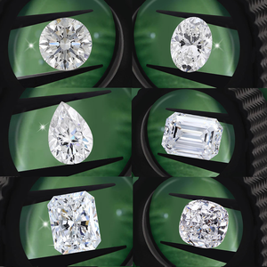 1Carat IGI phòng thí nghiệm phát triển hình dạng lạ mắt kim cương IGI phòng thí nghiệm tạo ra rạng rỡ Vòng ngọc lục bảo Lê cắt kim cương de VS vvs kéo dài đệm cắt - Product Image 3