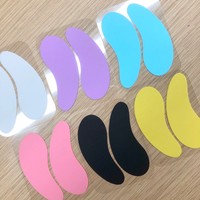 Coussinets sous les yeux réutilisables patchs oculaires de marque privée pour extensions de cils collants