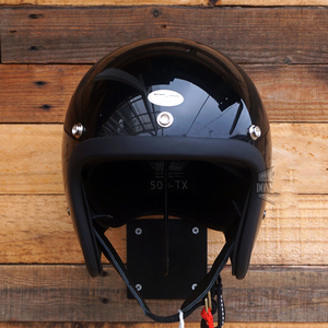 Mũ bảo hiểm kiểu Nhật Bản, kiểu mở mặt, mũ bảo hiểm cổ điển bằng sợi thủy tinh, mũ bảo hiểm nửa đầu - Product Image 4