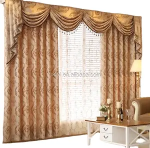 Valance curtain styles pencil pleat ready made curtains for livingroom