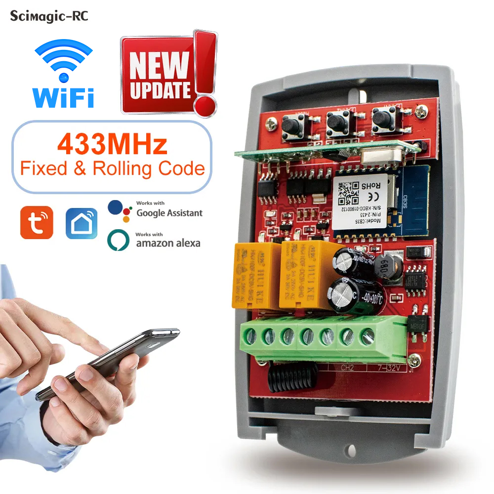 Reemplazo Del Transmisor Del Control Remoto De La Puerta De Garaje ATA PTX-5V2 TrioCode 433,92 MHz - AliExprs