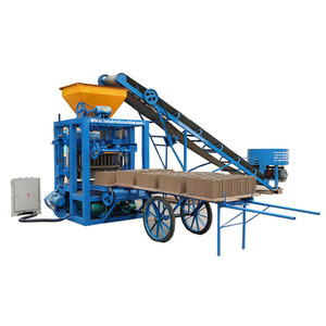 Machine à piliers <span class=keywords><strong>en</strong></span> béton QT4 24B 13,45 kW Briq Fabrica De Ladrillo Machine à fabriquer des briques Pave Mesin Karung Machine à fabriquer des briques - Product Image 3