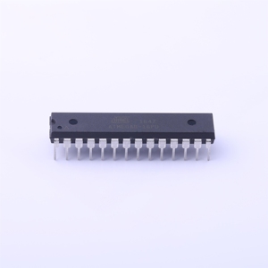 MCU 8-bit - AVR ATmega Family ATmega8 Series Microcontrollers - 16 MHz - 8KB Flash - 5V - PDIP - 28-<b>Pin</b> ATMEGA8-16PU - Product Image 1