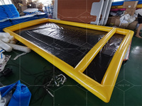 Tapis de lavage de voiture gonflable portable en PVC personnalisé pour machine commerciale