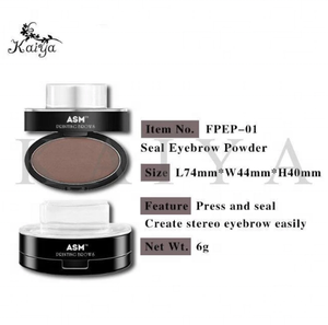 OEM革新的メイクアップ3Dタトゥースタイリングブロウヘアシール3形状高速整形完璧防水ブルネットアイブロウパウダースタンプ - Product Image 4