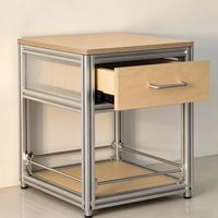 Meuble de rangement carré moderne en acier inoxydable avec tiroirs et roulettes mobiles, table de chevet pour chambre à coucher, vitrine