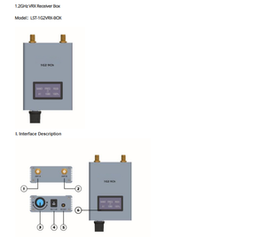 Receptor FPV SmartAudio de Alto Rendimiento de 1.2GHz y 9 Canales con Latencia Cero para Aviones de Carreras RC, Gafas de Drones y Estaciones Terrestres - Product Image 1