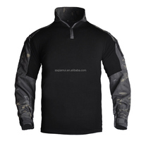 Vêtements de chasse tactique Camouflage Tshirt Uniforme Mâle Entraînement en plein air Respirant Tactico Chemise à manches longues T-shirts tactiques
