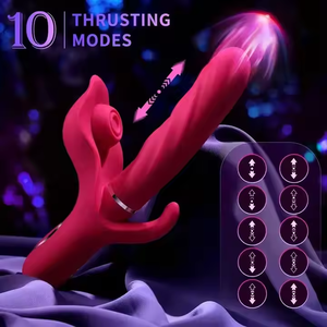 3 in 1 Thrusting and Slap Vibrator G Spot Rabbit Vibrator With 30 Modes10 frequencies Clitoral Stimulator for Women - Product Image 6