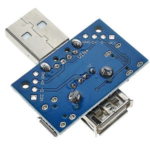 XY-USB4 <b>Plug</b>-in <b>USB</b> Conversion Board Micro Port <b>to</b> Type-C 4P 2.54mm Connector <b>Adapter</b> - Product Image 3