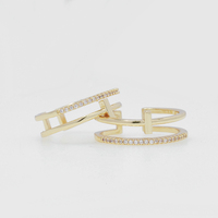 Bagues en forme ronde CZ, plaqué or 18k, bijou pour femme et homme, pavé en zircone, cadeaux, offre spéciale