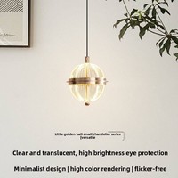 Lustre suspendu moderne de luxe léger et simple pour chambre à coucher, chevet, escalier, entrée - Modèle 2024 Nouveauté