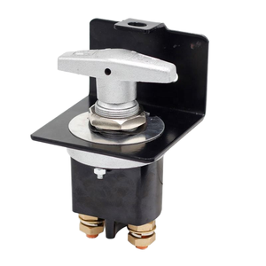 BEISUOS HQ-6610 12V 500A Interrupteur de déconnexion automatique de batterie en cuivre pour voiture, camping-car, bateau, avec plaque de blocage et poignées de coupure/déconnexion - Product Image 1