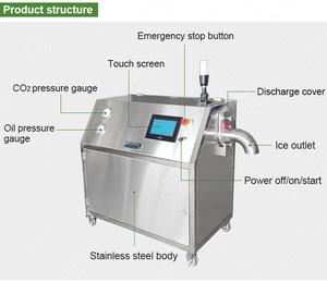 Gran oferta, peletizador profesional portátil, Cubo de hielo seco de 3mm, máquina para hacer prensa de bloques generadores de Co2 de pellets - Product Image 4