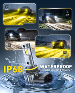 AUXITO 9006 HB4 12V 18V LED Headlight <b>Bulbs</b> 13W 3600lm 6500K <b>White</b> 1:1 HID Led Car Headlight blub - Product Image 6