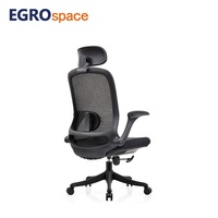 Fauteuil de bureau ergonomique pivotant à dossier haut EGROspace, pour professionnels, vente en gros, fabriqué en usine