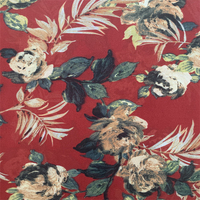 Matériau métallique en gros 100% polyester 75D impression en mousseline de soie avec finition douce et bonne chute