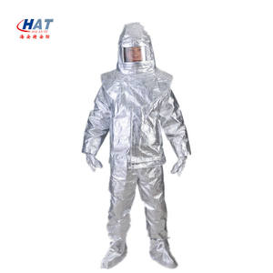 Алюминированная изоляция пожарный использует металлический брызгостойкий персональный защитный Пожарный костюм с термостойкостью - Product Image 6