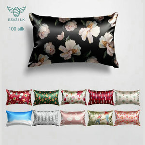 Bán Buôn 16-22Momme Dâu Lụa Gối Thêu In Lụa Gối Trường Hợp - Product Image 1