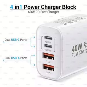 Hot Selling Quick Charge Pd <b>Charger</b> Multi Ports US/EU/UK Travel <b>Charger</b> For Mobile Phone - Product Image 4