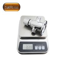 Robinet de douche froide thermostatique en laiton chromé poli à temporisation unique, haute qualité, prix direct usine, pour usage hôtelier