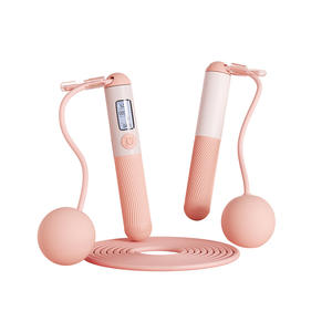 เชือกกระโดดอัจฉริยะพร้อมจอแสดงผลดิจิตอล อุปกรณ์ออกกำลังกายไร้สาย 3 ม. สำหรับออกกำลังกายและปรับรูปร่าง สีชมพู สำหรับทุกเพศ - Product Image 2