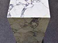 Socle en marbre Calacatta Viola naturel, très vendu par SHIHUI, pour la décoration du salon, meuble en pierre