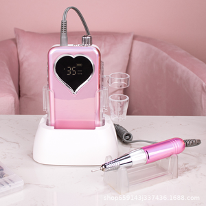 Sistema de taladro de uñas inalámbrico avanzado de 35000RPM, Lima eléctrica recargable de grado profesional para todo tipo de uñas, salón de casa - Product Image 6