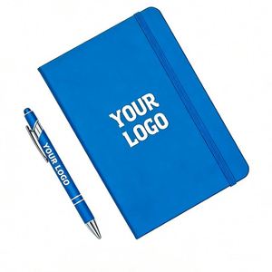 <b>A5</b> School Notebooks Business Planner <b>Notepad</b> Custom Logo Meeting Record Diary Journal PU Leather Notebook - Product Image 1